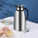 Maxbell Vacuum Insulation Thermos Durable Stainless Steel for Tea Office Conference 2L
