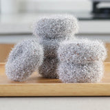 Maxbell Multipurpose Dishwashing Brush Scrub Scrubber with Base Durable for Washing Brown