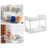 Maxbell Multifunctional Storage Rack 2 Tier Container for Party Living Room Toilet White