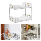 Maxbell Multifunctional Storage Rack 2 Tier Container for Party Living Room Toilet White