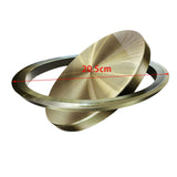 Maxbell Recessed Garbage Cover Recessed Counter Top for Kitchen Bathroom Office Round bronze