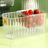 Maxbell Fruit Basket Vegetable Basket with Drain Hole food Storage Home Decor White