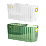 Maxbell Fruit Basket Vegetable Basket with Drain Hole food Storage Home Decor White