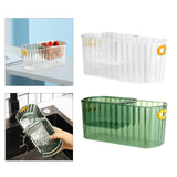 Maxbell Fruit Basket Vegetable Basket with Drain Hole food Storage Home Decor White