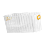 Maxbell Fruit Basket Vegetable Basket with Drain Hole food Storage Home Decor White