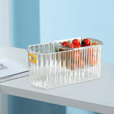 Maxbell Fruit Basket Vegetable Basket with Drain Hole food Storage Home Decor White