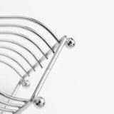 Maxbell Pot Lid Rack Kitchen Organizer for Serving Trays Wall Cabinets Dining Tables Silver