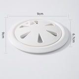 Maxbell Shower Drain Catcher Round PP with Suction Cup for Sink Bathroom Kitchen