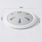 Maxbell Shower Drain Catcher Round PP with Suction Cup for Sink Bathroom Kitchen