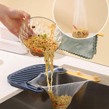 Maxbell Modern Kitchen Sink Strainer Basket with Hanger Holder Soap for Bathroom blue