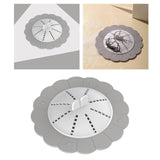 Maxbell Shower Drain Covers with Handle Prevent Odor for Kitchen Bathtub Shower Room Gray White