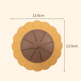 Maxbell Shower Drain Covers with Handle Prevent Odor for Kitchen Bathtub Shower Room Yellow Brown