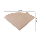 Maxbell 100x V Shape Coffee Filter Paper Coffee Dripper Kitchen Accessories Medium