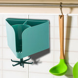 Maxbell Kitchen Utensils Chopsticks Holder Drainable for Kitchen Tableware Household Blue