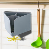 Maxbell Kitchen Utensils Chopsticks Holder Drainable for Kitchen Tableware Household gray