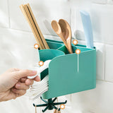 Maxbell Kitchen Utensils Chopsticks Holder Drainable for Kitchen Tableware Household White