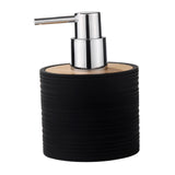 Maxbell Soap Dispenser with Pump Plastic Separate Bottling for Shower Room Bathroom Black