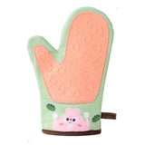 Maxbell Oven Mitts Washable with Lanyard Silicone Material for Baking Barbecue Rabbit