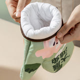 Maxbell Oven Mitts Washable with Lanyard Silicone Material for Baking Barbecue Rabbit