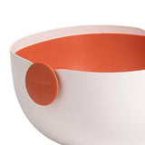 Maxbell Colander Rice Washer Strainer Bowl Drain Strainer Basket for Tomatoes Beans orange