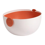 Maxbell Fruit Drain Basket Colander Detachable Food Storage Baskets for Home Kitchen Orange