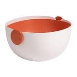 Maxbell Fruit Drain Basket Colander Detachable Food Storage Baskets for Home Kitchen Orange