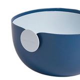 Maxbell Fruit Drain Basket Colander Detachable Food Storage Baskets for Home Kitchen Blue