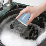 Maxbell Cleaning Ball Brush Pot Cleaning Brush with Handle for Washing  Blue