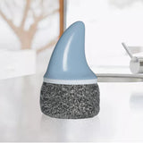 Maxbell Cleaning Ball Brush Pot Cleaning Brush with Handle for Washing  Blue