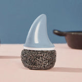 Maxbell Cleaning Ball Brush Pot Cleaning Brush with Handle for Washing  Blue