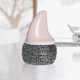 Maxbell Cleaning Ball Brush Pot Cleaning Brush with Handle for Washing  Pink