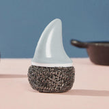 Maxbell Cleaning Ball Brush Pot Cleaning Brush with Handle for Washing  Gray