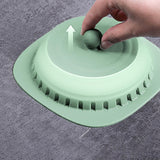 Maxbell Drain Plugs Reusable Anti Clogging Durable for Hotel Kitchen Bathrooms Light Green