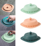 Maxbell Drain Plugs Reusable Anti Clogging Durable for Hotel Kitchen Bathrooms Light Green