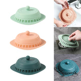 Maxbell Drain Plugs Reusable Anti Clogging Durable for Hotel Kitchen Bathrooms Light Green