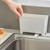 Maxbell Countertop Drainable Trash Can Rubbish Bin Garbage Basket for Desk Table