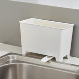 Maxbell Countertop Drainable Trash Can Rubbish Bin Garbage Basket for Desk Table