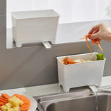 Maxbell Countertop Drainable Trash Can Rubbish Bin Garbage Basket for Desk Table