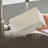Maxbell Countertop Drainable Trash Can Rubbish Bin Garbage Basket for Desk Table