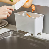 Maxbell Countertop Drainable Trash Can Rubbish Bin Garbage Basket for Desk Table