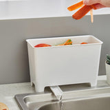 Maxbell Countertop Drainable Trash Can Rubbish Bin Garbage Basket for Desk Table