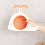 Maxbell Adjustable Sink Colander Drain Basket Sink Caddy Organizer for Sink Kitchen White