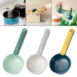 Maxbell Multifunctional Coffee Scoop Grains Rice Spoon with Clip Household Reusable Green