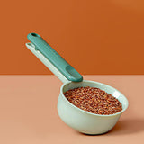 Maxbell Multifunctional Coffee Scoop Grains Rice Spoon with Clip Household Reusable Green
