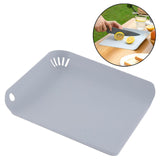 Maxbell Hanging Cutting Board Durable Drainer Pad Kitchen Accs for Chef Picnic Gray