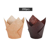 Maxbell 200 Pieces Dessert Cups Larger Caliber for Restaurants supplies Yellow