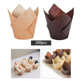 Maxbell 200 Pieces Dessert Cups Larger Caliber for Restaurants supplies Yellow