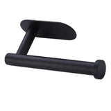 Maxbell Paper holder Mounted Toilet Paper Hanger Waterproof for Home Washroom Black