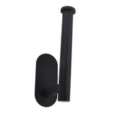 Maxbell Paper holder Mounted Toilet Paper Hanger Waterproof for Home Washroom Black