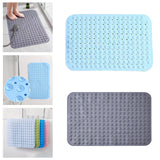 Maxbell Extra Large Non Slip Bath Mat Bathroom Shower Mat Machine Washable for Hotel Dark Grey